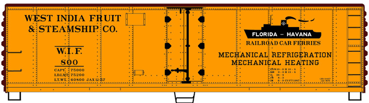 Accurail - Ho 40'Steel Reefer Wif&S - 8320