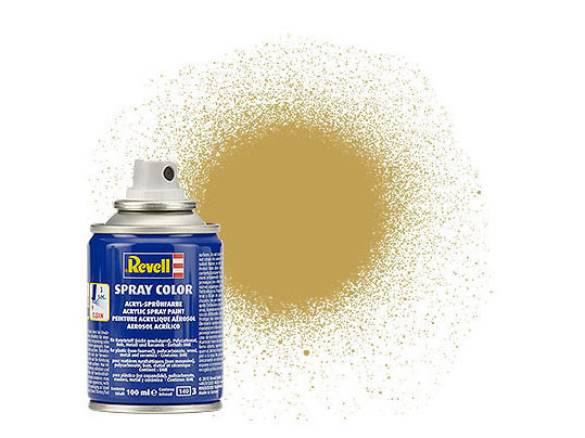 Revell Paint & Supplies - Sandy Yellow Mat Spray 2p - 34116