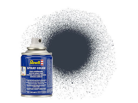 Revell Paint & Supplies - Tank Grey Mat Spray 2p - 34178