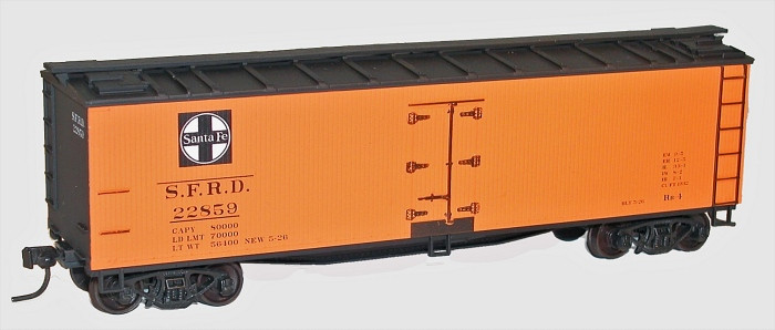 Accurail - Ho 40'Wood Reefer Atsf - 48082
