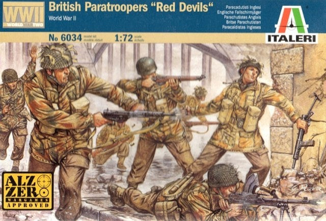 Italeri Model Kits - WWII British Paratroopers 1:72 - 6034