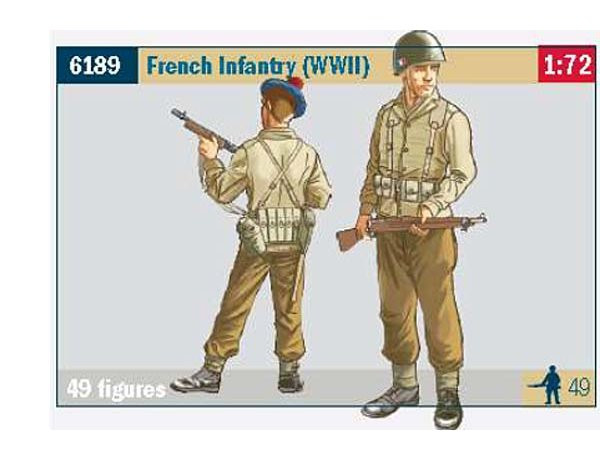 Italeri Model Kits - French Infantry 1:72 - 6189
