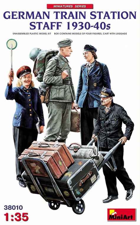 Mini Art Models - German Train Station Staff 1930-40s 1:35 - 38010