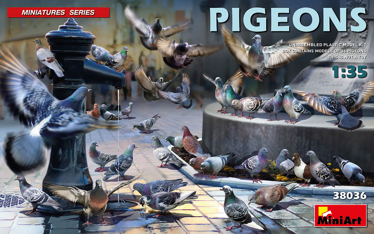 Mini Art Models - Pigeons 36pk 1:35 - 38036