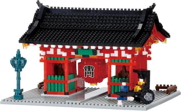 Nanoblock - Kaminarimon  World Famous Buildings - 20248