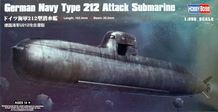 Hobby Boss Models - German Type 212 Sub 1:350 - 83527