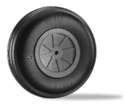 Dubro Products - 4' Lg Scale Treaded Wheels - 400TV