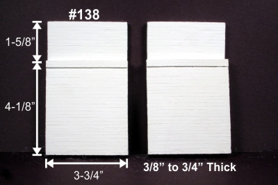 Monroe Models - HOn3 Brdg Abutmnt Board Dbl2pk - 138