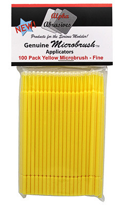 Flex-I-File - Micro Brushes Fine 100pk Yel - 1351