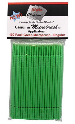 Flex-I-File - Micro Brushes Regular 100pkGrn - 1352