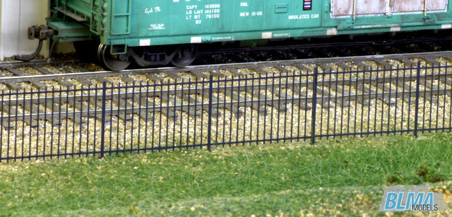 BLMA Models RR - Ho WROUGHT IRON FENCE KIT 70' - 4205