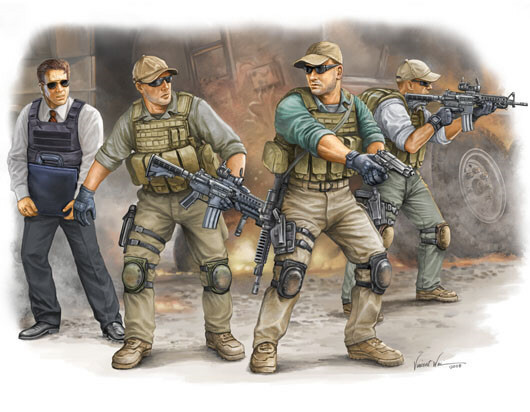 Trumpeter Models - Pmc Vip Protection Team 1:35 - 420
