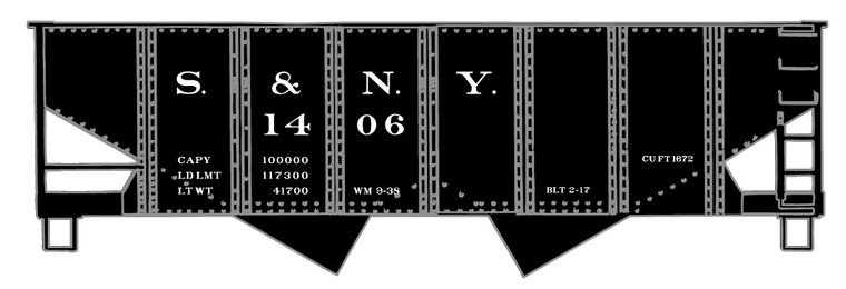 Accurail - Ho USRA Twin Hopper S & NY - 2588