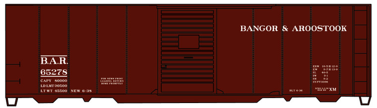 Accurail - 40' Youngstown Door St Box B&A - 3552