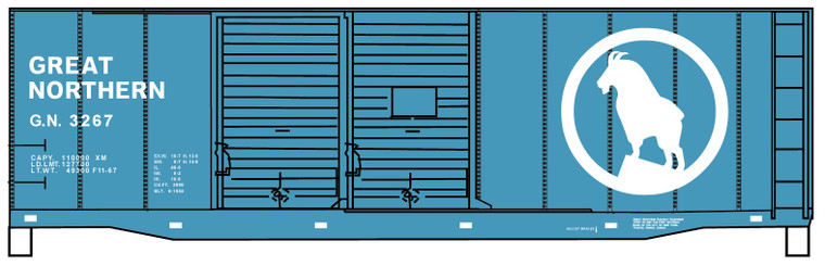 Accurail - Ho 40' Dd Steel Boxcar Gn - 3634