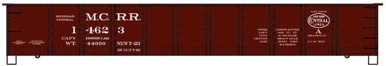 Accurail - Ho 41' Steel Gondola MICH CENT/NYC - 3771