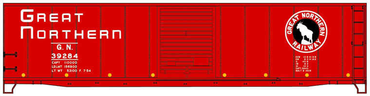 Accurail - Ho 50' Riveted Steel Box Gn - 5034