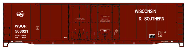 Accurail - Ho 50' Dbl Plug Door Bxcar W&S - 5417