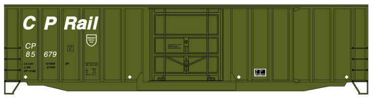 Accurail - Ho 50'Ep Steel Boxcar Cp R - 5658