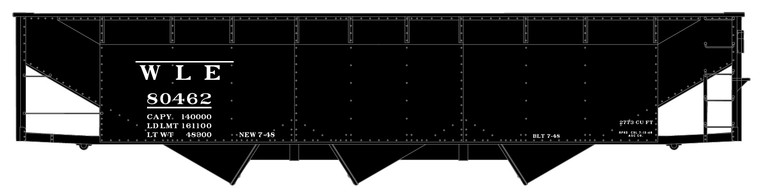 Accurail - Ho 70ton Triple Hopper W&Le - 7559