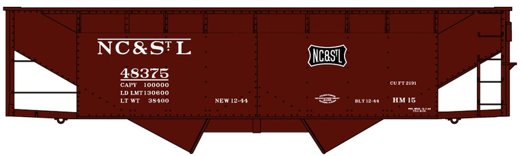 Accurail - Offset Hopper Nc&Stl 48375 - 7733