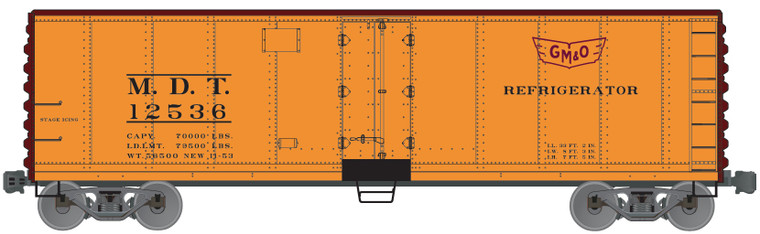 Accurail - Ho 40'Steel Reefer Gm&O/Mdt - 8314