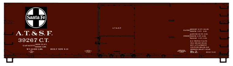 Accurail - Ho Reefer ATSF 39287 - 46012