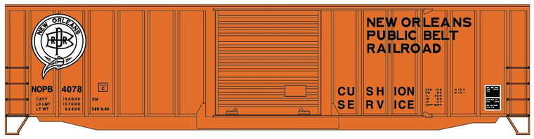 Accurail - Ho 50'Per Diem Boxcar New Orl - 80902