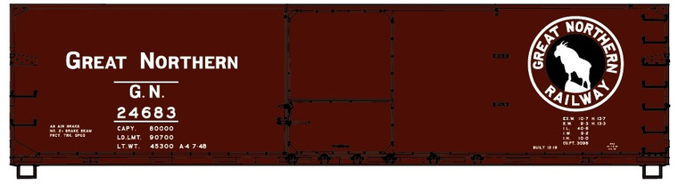 Accurail - Ho Ds Wood Boxcar GN - 81103