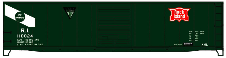 Accurail - HO 50' Steel Bxcar RI - 81213