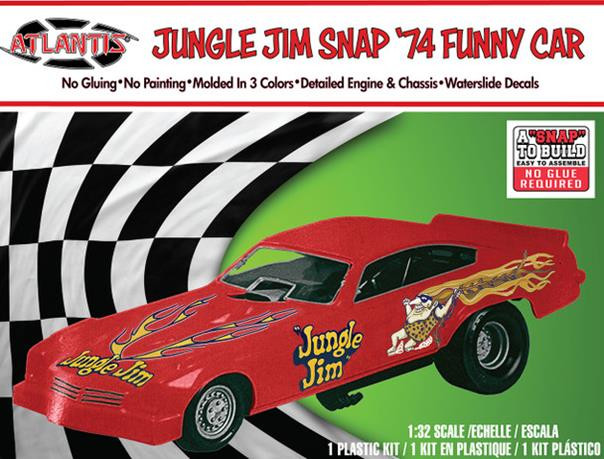 Atlantis Models - Jungle Jim Vega Funny Car Snap 1:32 - 1119