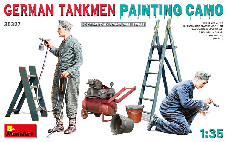 Mini Art Models - German Tankmen Camo Painting 1:35 - 35327