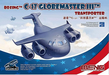 Meng Models - C-17 Globemaster III Transporter Toon Kt - MP007