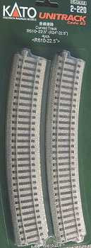 Kato - Ho R610mm 24' Curve Track 4pk - 2220