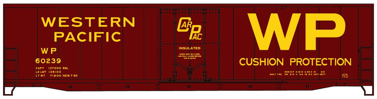Accurail - Ho 50'Steel Boxcar Wp - 5818