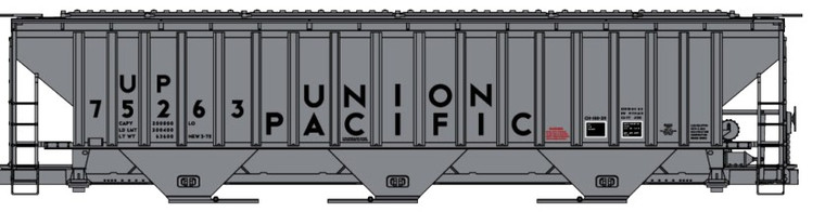 Accurail - Ho Ps 4750 Grain Hopper Up - 6505