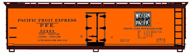 Accurail - Ho 40'Wood Reefer Ltd Run Wp - 48232