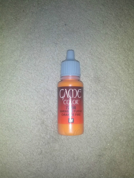 Vallejo Acrylic Paints - Game Color Orange Fire 17ml 6p - 72008
