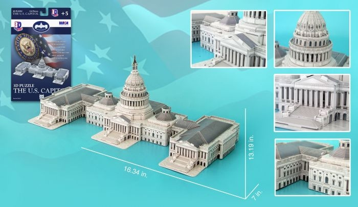 Daron Diecast - U.S. Capitol 3d Puzzle 132pc - 74