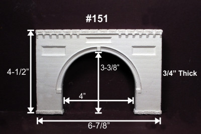 Monroe Models - HOn3 Tunnel Portl Brick Dbl - 151