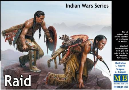 Master Box Limited - Indian Wars Raid Warriors 1:35 - 35138