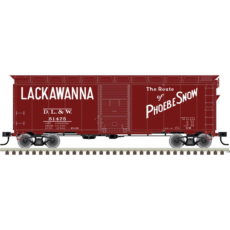 Atlas Trainman - Ho '37 40'Boxcar Kit Lack 51496 - 20006238