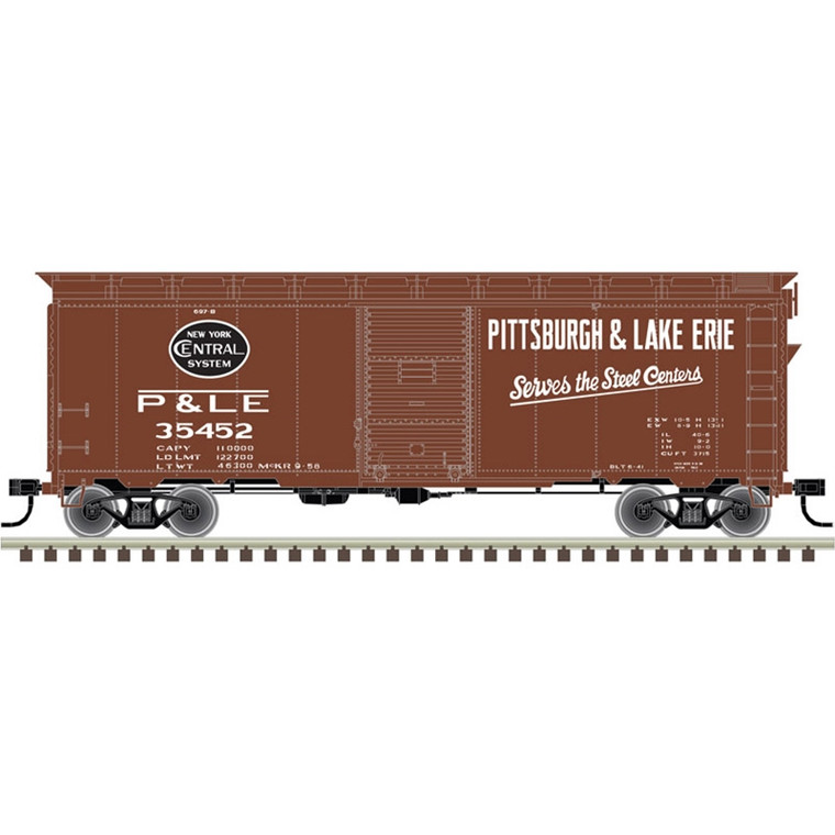 Atlas Trainman - Ho '37 40'Boxcar Kit P&LE 35305 - 20006249