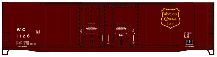 Accurail - Ho 50'Dbl Plug Door Box Wc - 5415