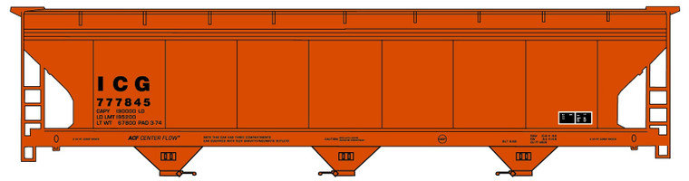 Accurail - Ho 3bay ACF Hopper ICG - 20742