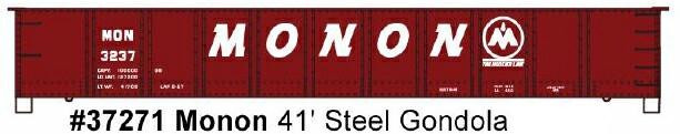 Accurail - Ho 41'Steel Gondola Mon - 37271