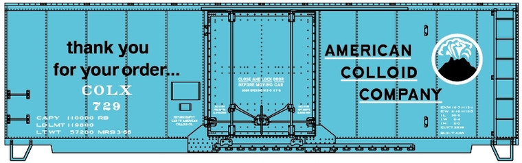 Accurail - HO 40' Insulated Steel Boxcar COLX - 81412