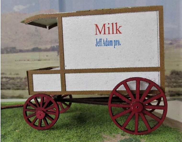RS Laser Kits - O Milk Delivery Wagon - 1508