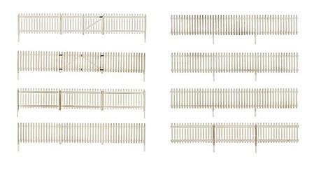 Woodland Scenics - O Picket Fence - 3004