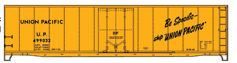 Accurail - Ho 50'Pd Boxcar Up - 5133
